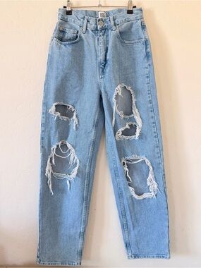 BDG Urban Outfitters Distressed High Rise Baggy Jeans Size 28